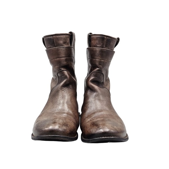 Frye Women's Size 6.5 B VGC Vintage Paige Short Riding Brown Soft Leather Boots - Picture 2 of 8